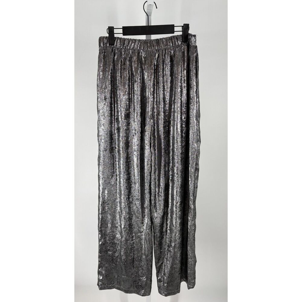 Evereve Diana Disco Liquid Metallic Pants